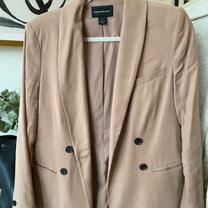 Drapery Double Breasted Blazer